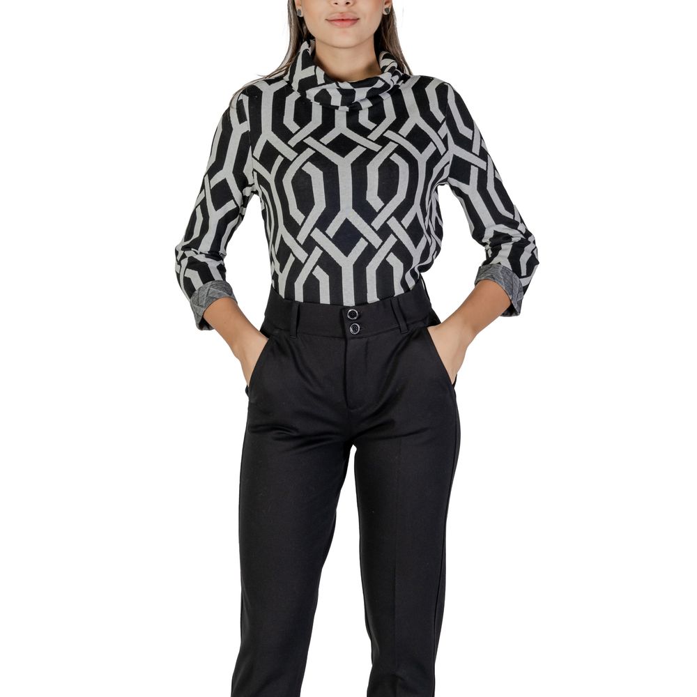 Street One Black Polyester Sweater -   -  Street One.