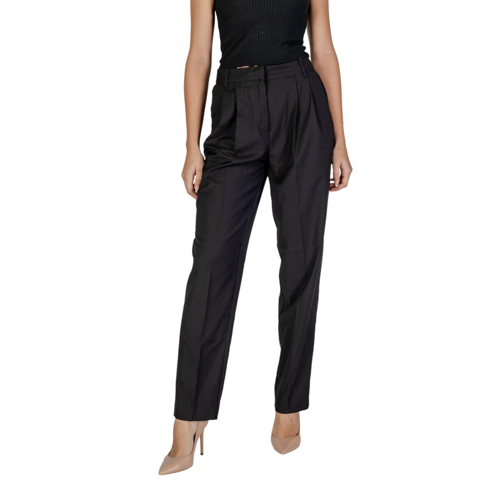 Vila Clothes Black Polyester Pant -   -  Vila Clothes.