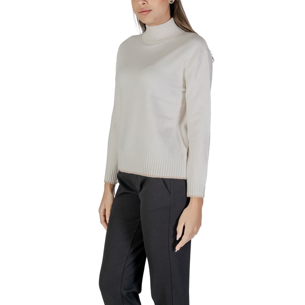 Street One Cream Polyester Sweater -   -  Street One.