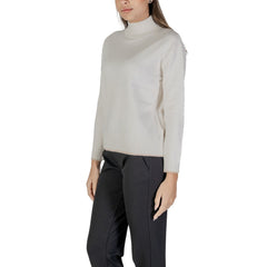 Street One Cream Polyester Sweater -   -  Street One.