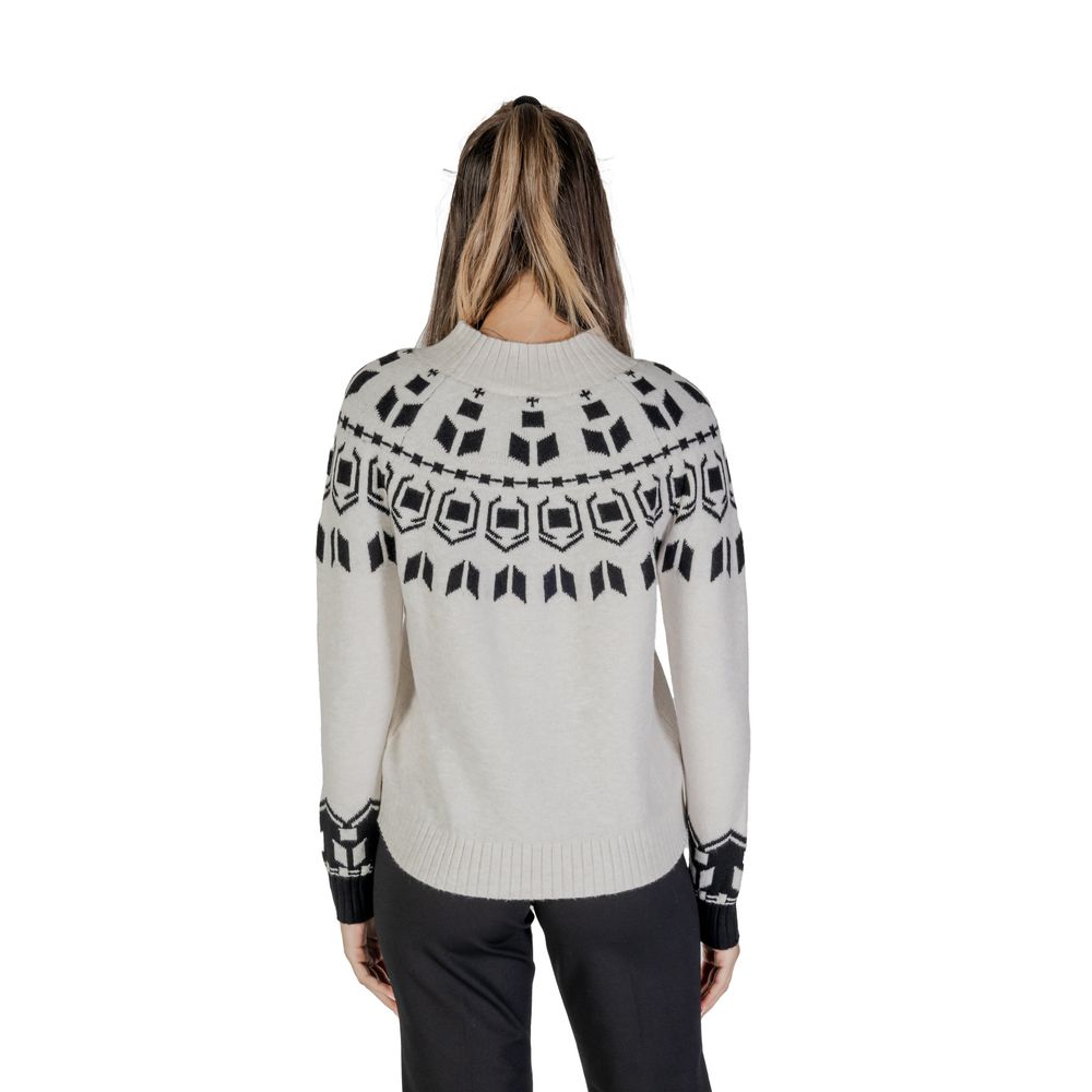 Street One Cream Cotton Sweater -   -  Street One.