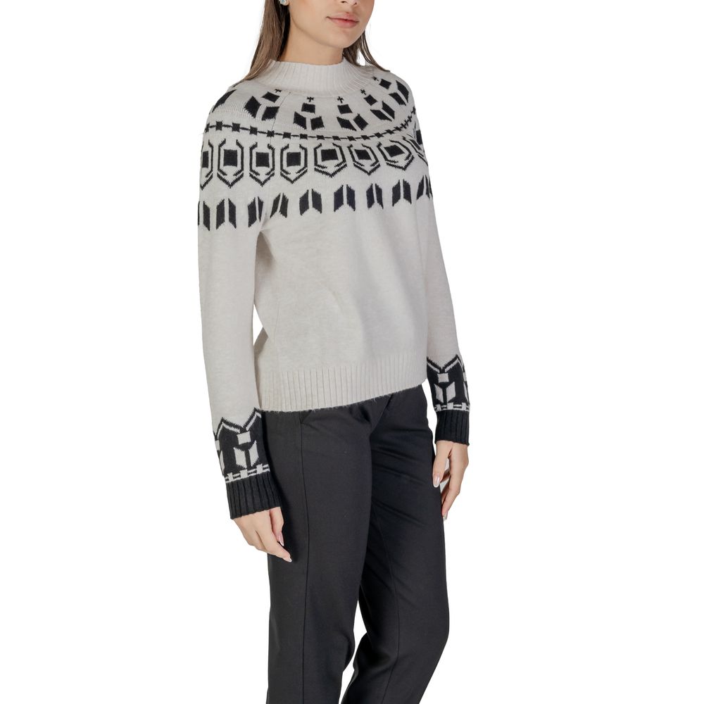Street One Cream Cotton Sweater -   -  Street One.