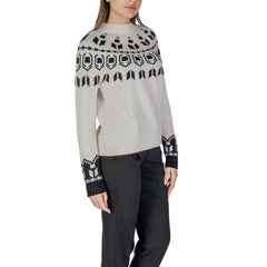 Street One Cream Cotton Sweater -   -  Street One.