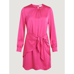 Vila Clothes Pink Polyester Short -   -  Vila Clothes.