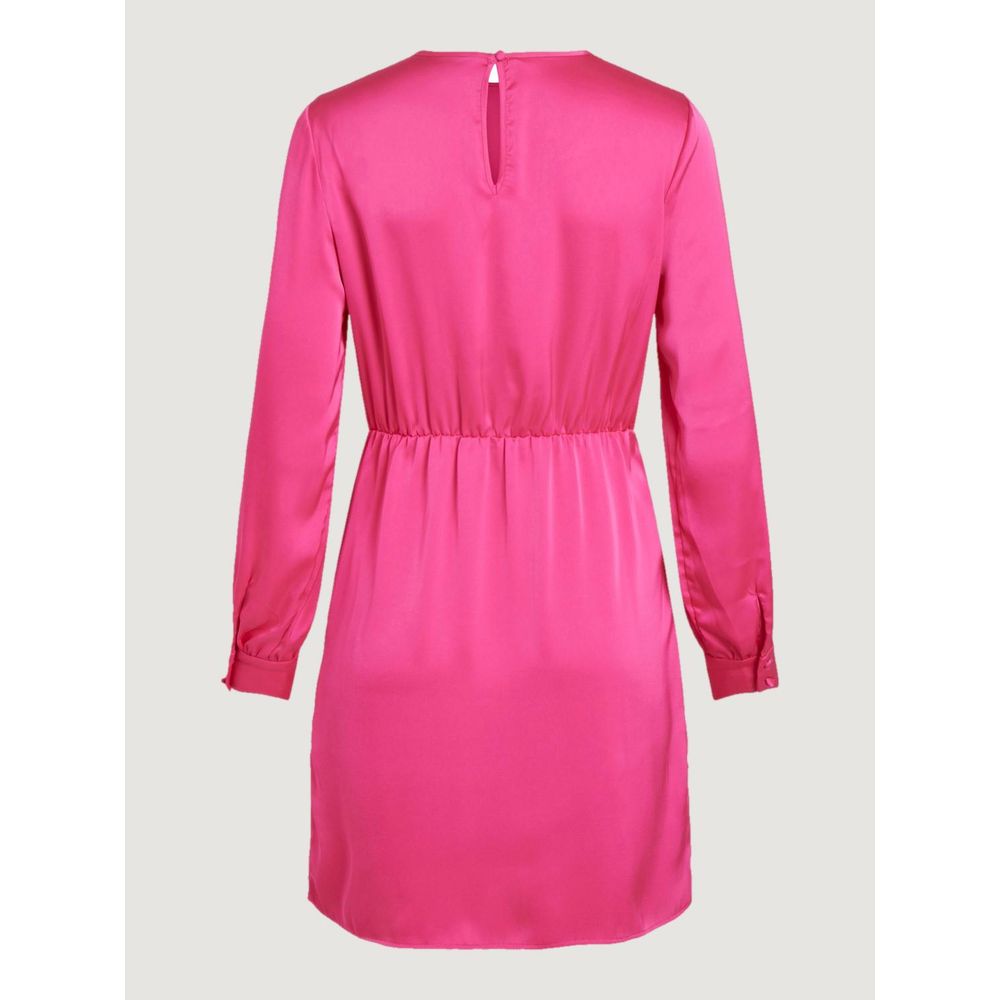 Vila Clothes Pink Polyester Short -   -  Vila Clothes.