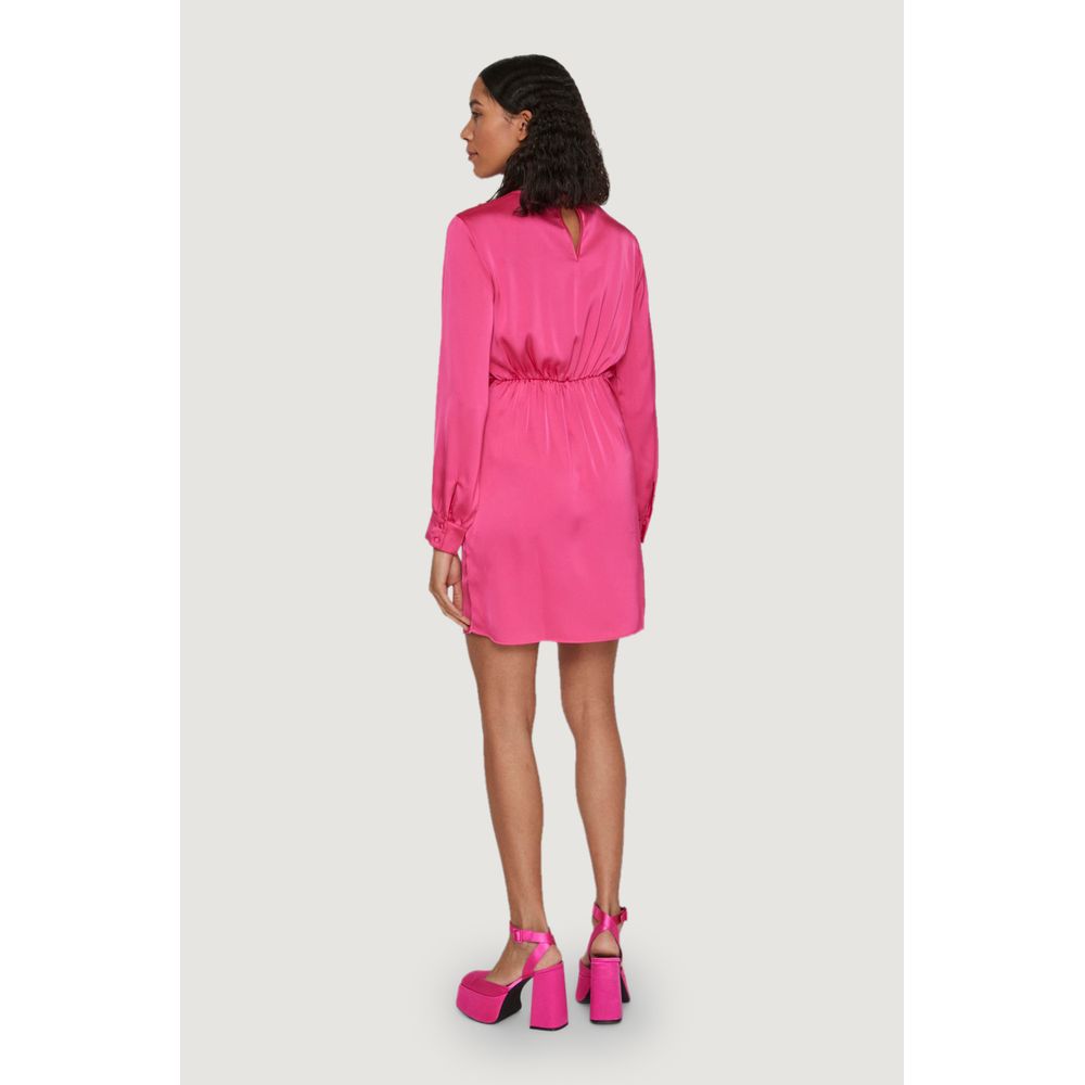 Vila Clothes Pink Polyester Short -   -  Vila Clothes.