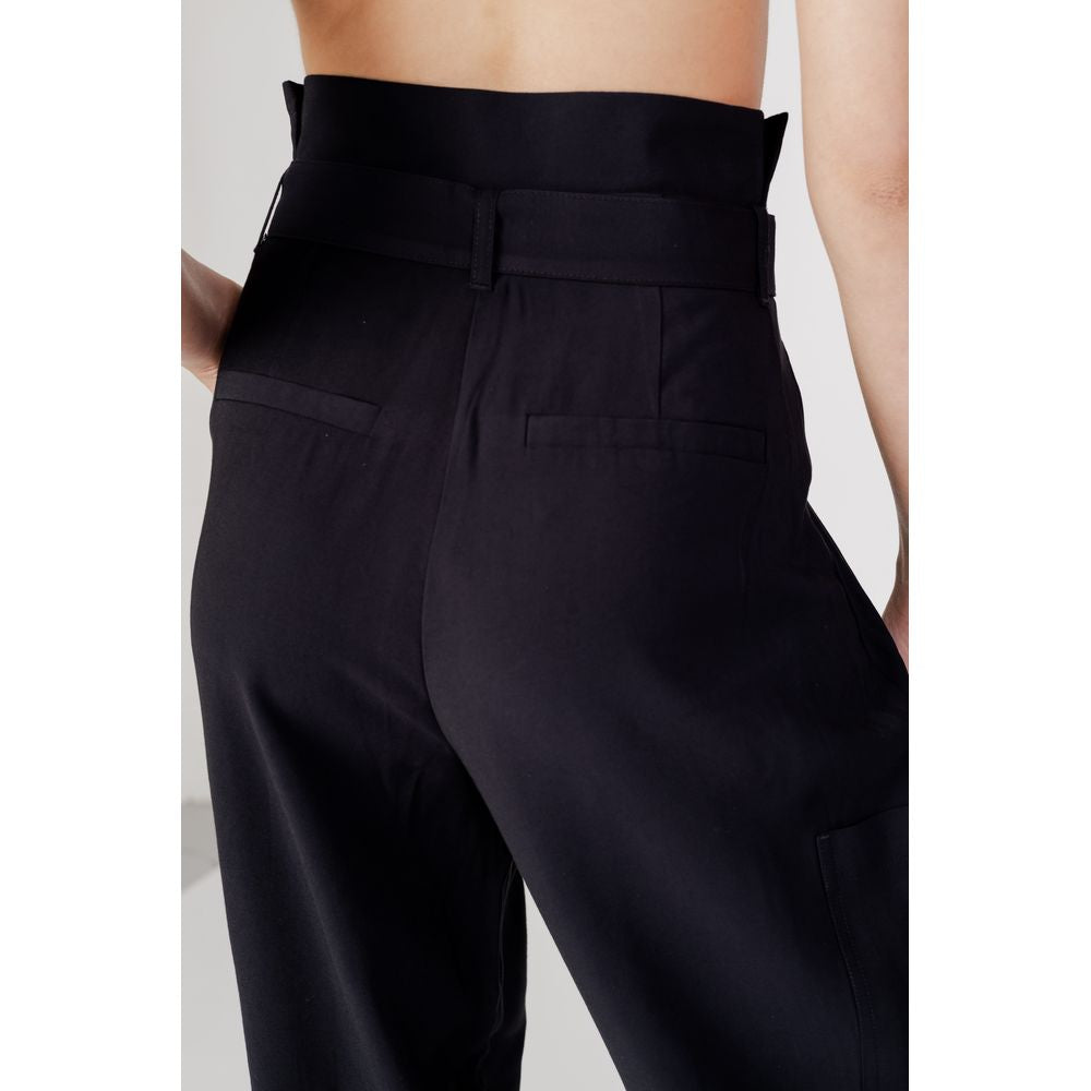 Vila Clothes Black Viscose Pant -   -  Vila Clothes.
