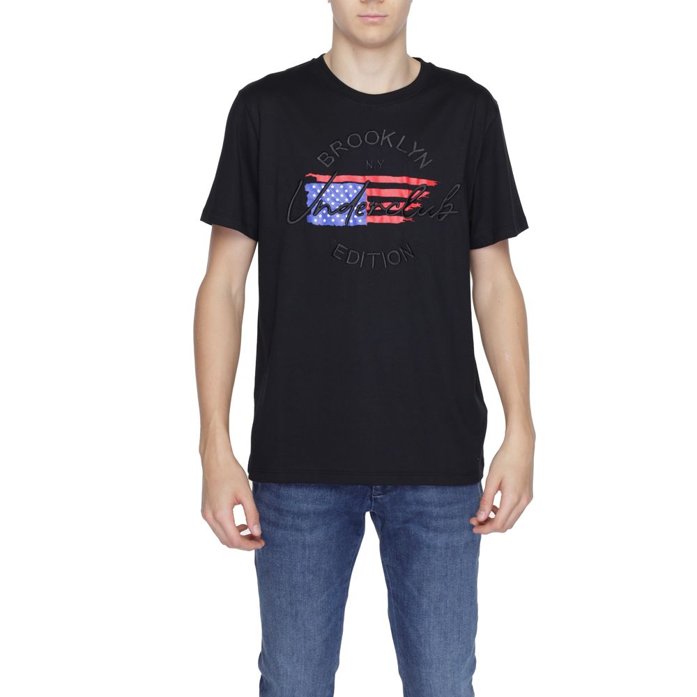 Underclub Black Cotton T-Shirt -   -  Underclub.