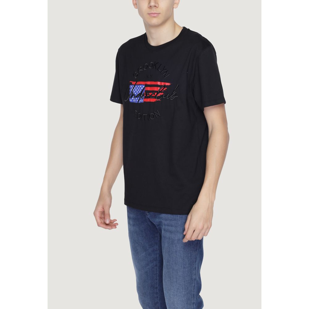 Underclub Black Cotton T-Shirt -   -  Underclub.