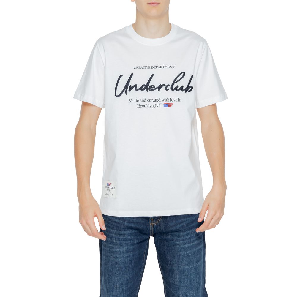 Underclub White Cotton T-Shirt -   -  Underclub.