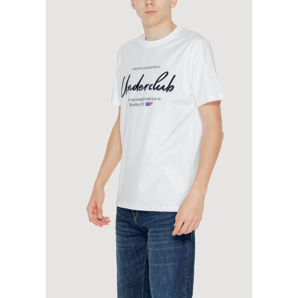Underclub White Cotton T-Shirt -   -  Underclub.