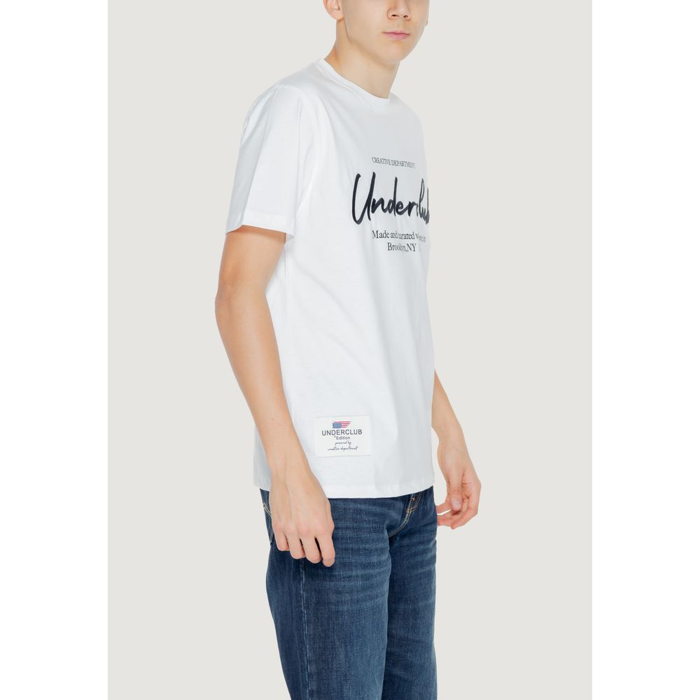 Underclub White Cotton T-Shirt -   -  Underclub.