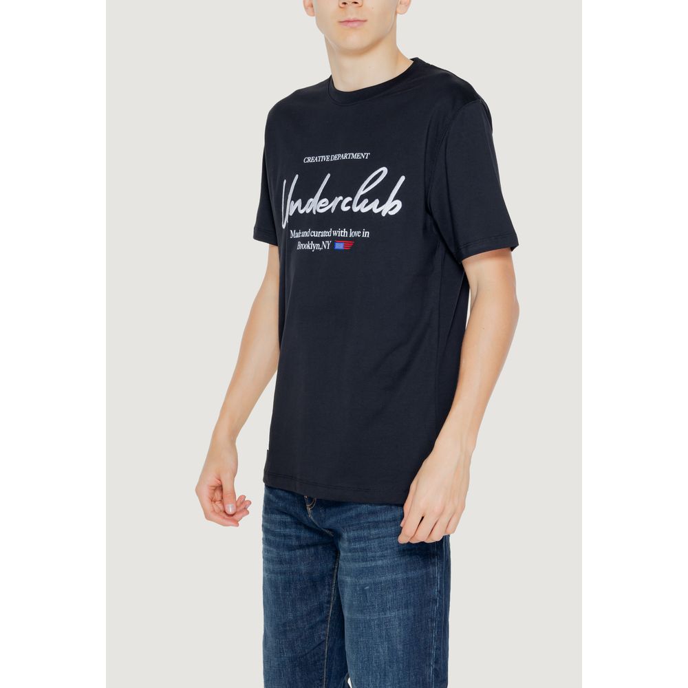 Underclub Black Cotton T-Shirt -   -  Underclub.