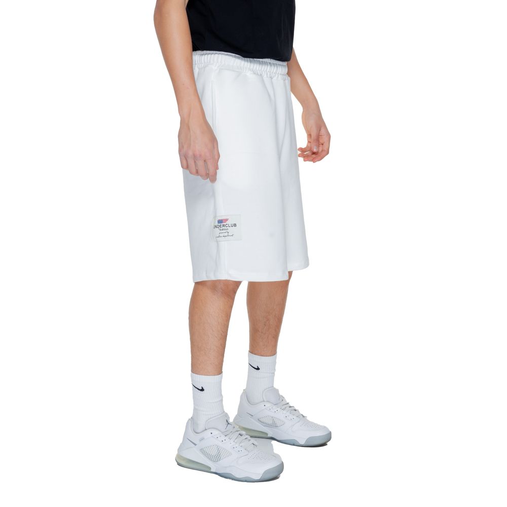 Underclub White Cotton Bermuda -   -  Underclub.