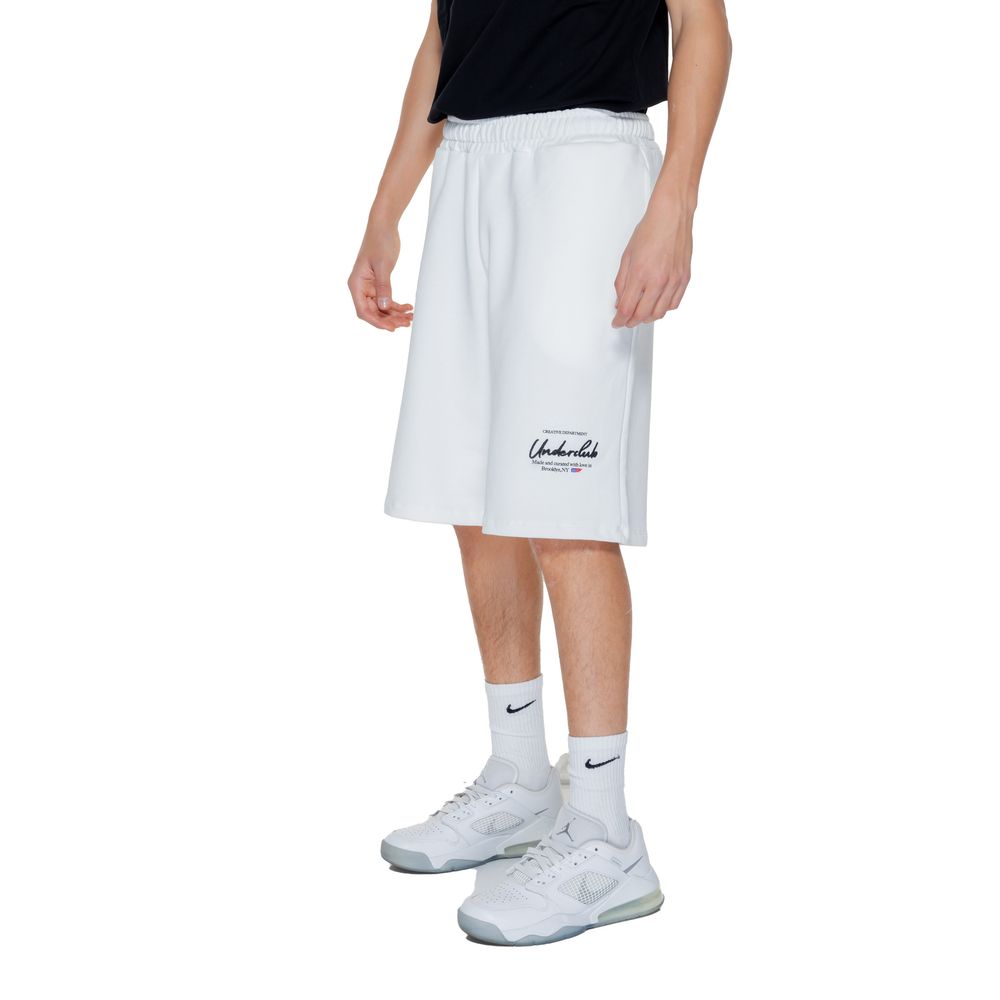 Underclub White Cotton Bermuda -   -  Underclub.