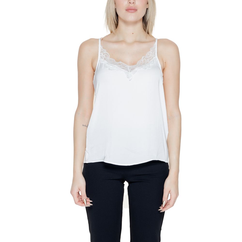 Jacqueline De Yong White Polyester Tank Top -   -  Jacqueline De Yong.