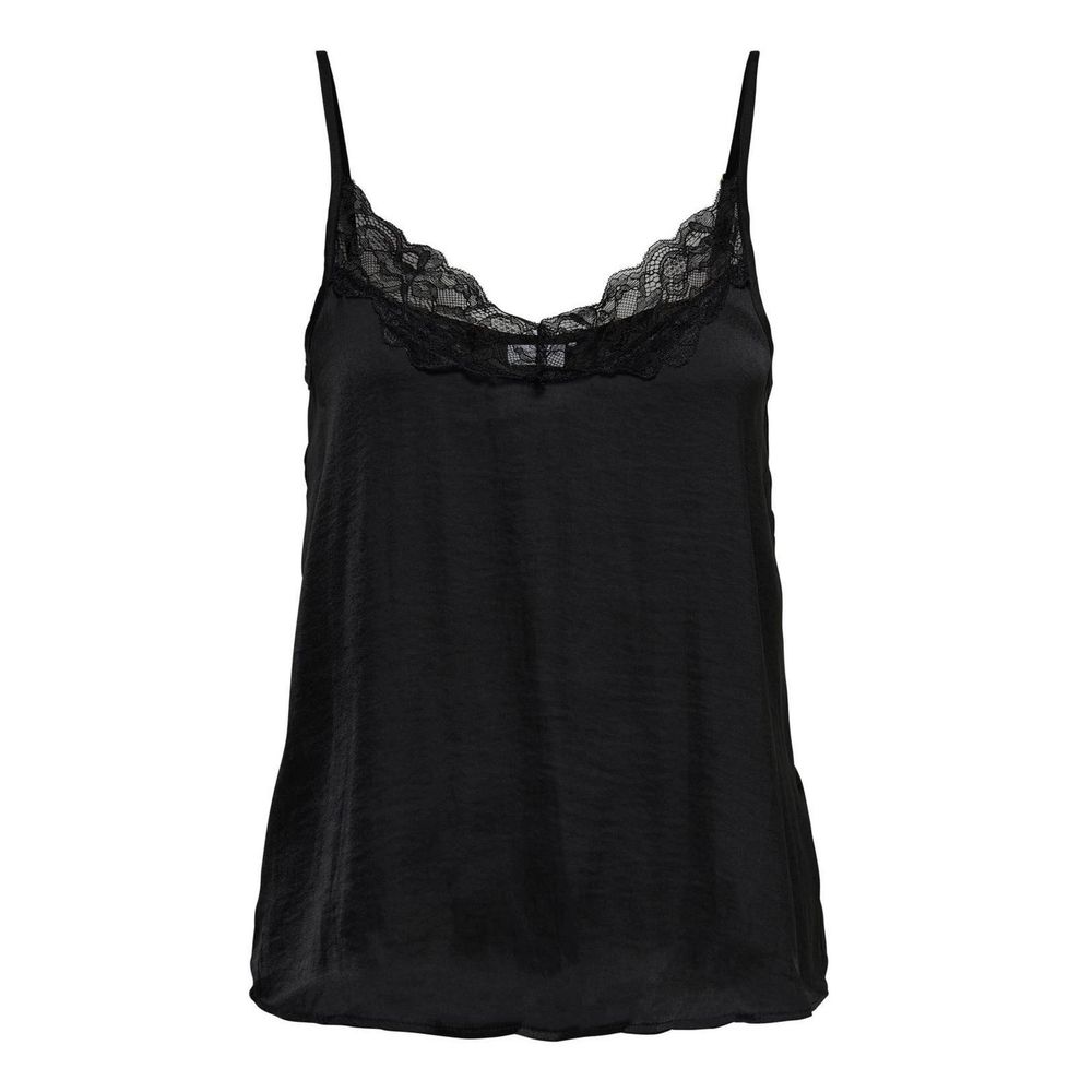 Jacqueline De Yong Black Polyester Tank Top -   -  Jacqueline De Yong.