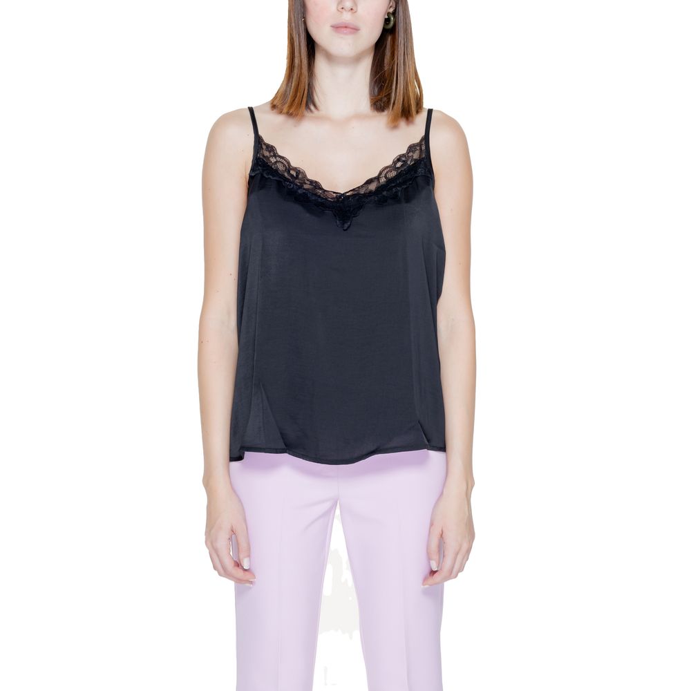 Jacqueline De Yong Black Polyester Tank Top -   -  Jacqueline De Yong.