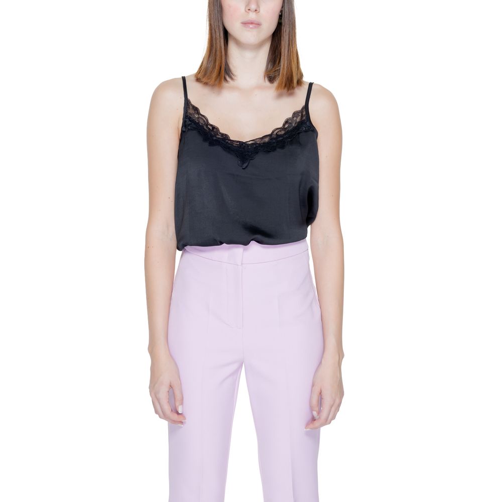 Jacqueline De Yong Black Polyester Tank Top -   -  Jacqueline De Yong.
