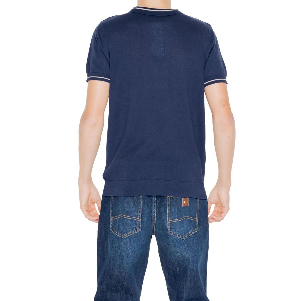 Hamaki-Ho Blue Cotton Sweater -   -  Hamaki-Ho.