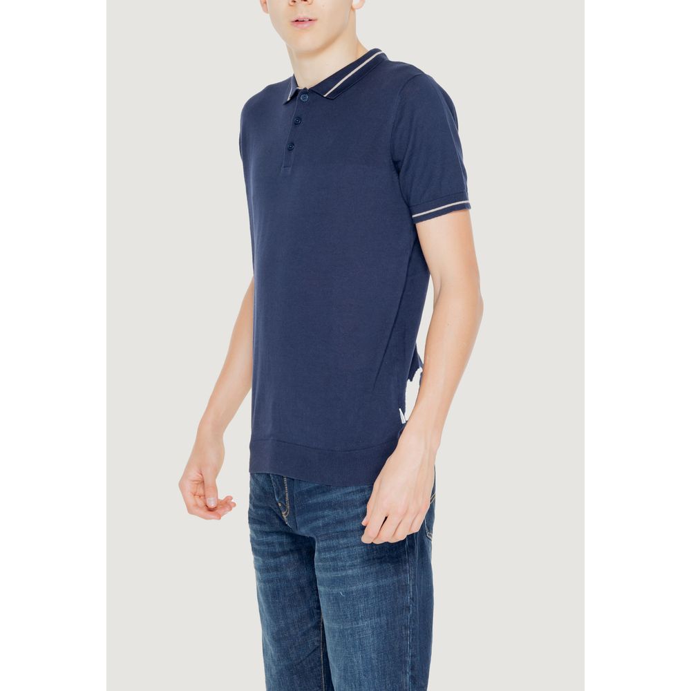 Hamaki-Ho Blue Cotton Sweater -   -  Hamaki-Ho.