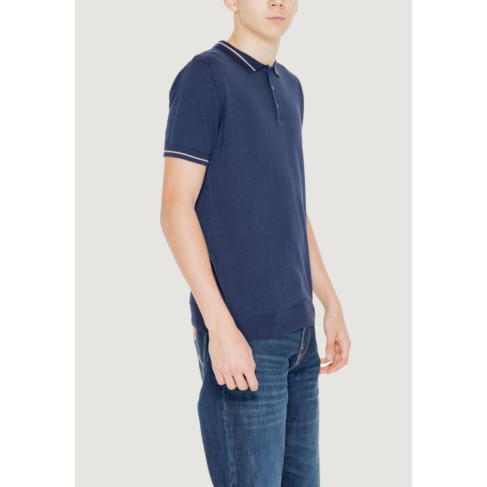 Hamaki-Ho Blue Cotton Sweater -   -  Hamaki-Ho.