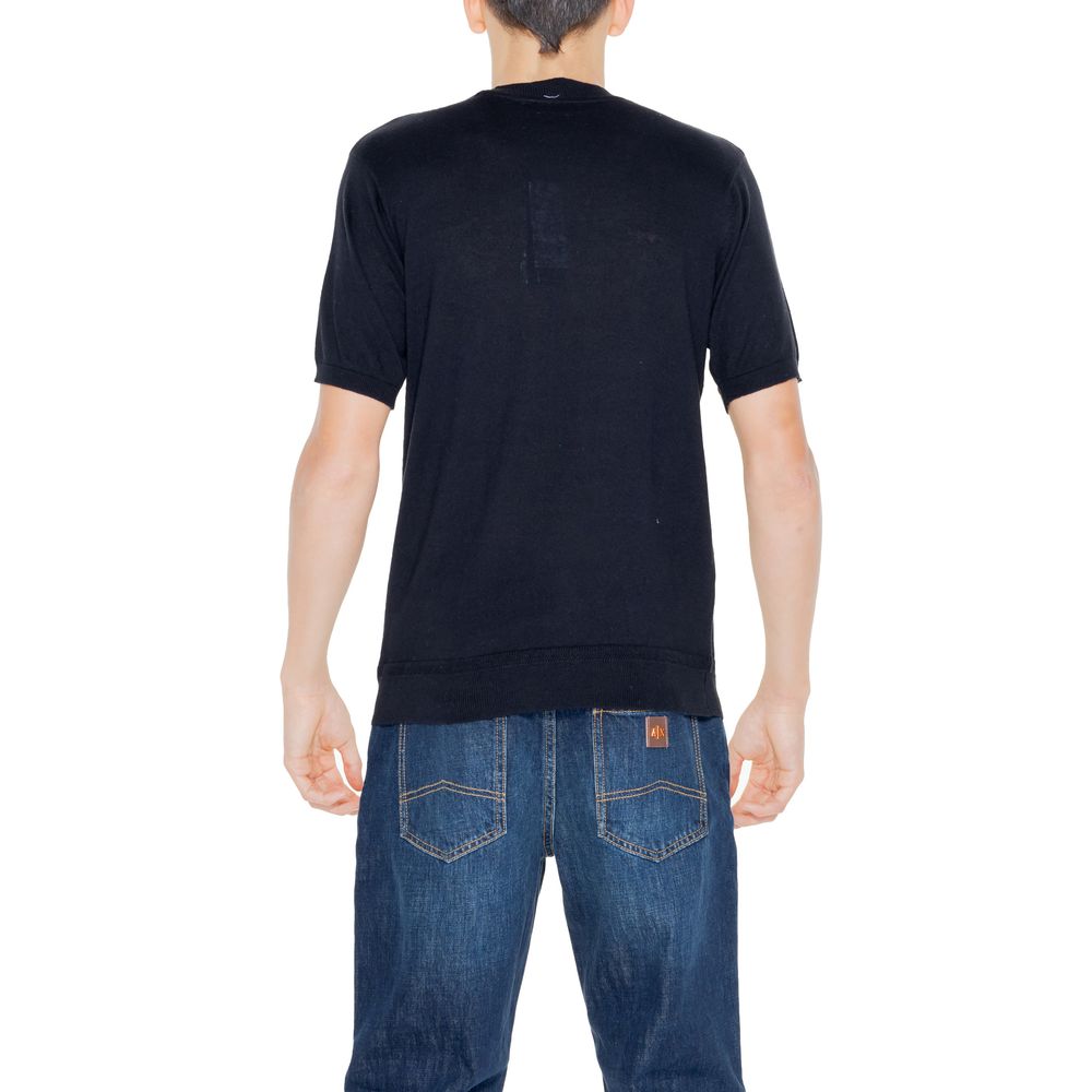 Hamaki-Ho Black Cotton Sweater -   -  Hamaki-Ho.