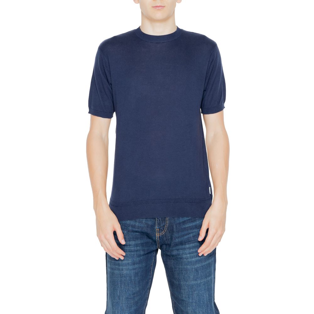 Hamaki-Ho Blue Cotton Sweater -   -  Hamaki-Ho.