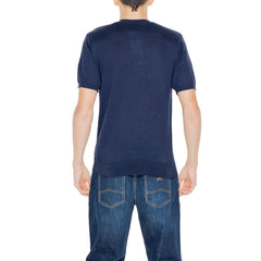 Hamaki-Ho Blue Cotton Sweater -   -  Hamaki-Ho.