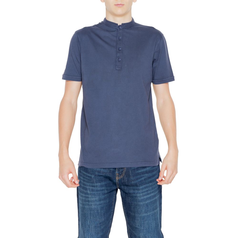 Hamaki-Ho Blue Cotton T-Shirt -   -  Hamaki-Ho.
