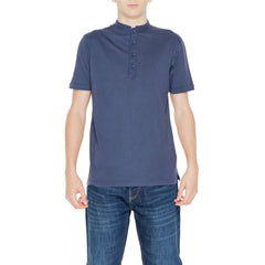 Hamaki-Ho Blue Cotton T-Shirt -   -  Hamaki-Ho.