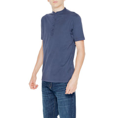 Hamaki-Ho Blue Cotton T-Shirt -   -  Hamaki-Ho.