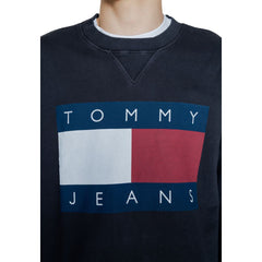 Tommy Hilfiger Jeans Black Cotton Sweatshirt -   -  Tommy Hilfiger Jeans.