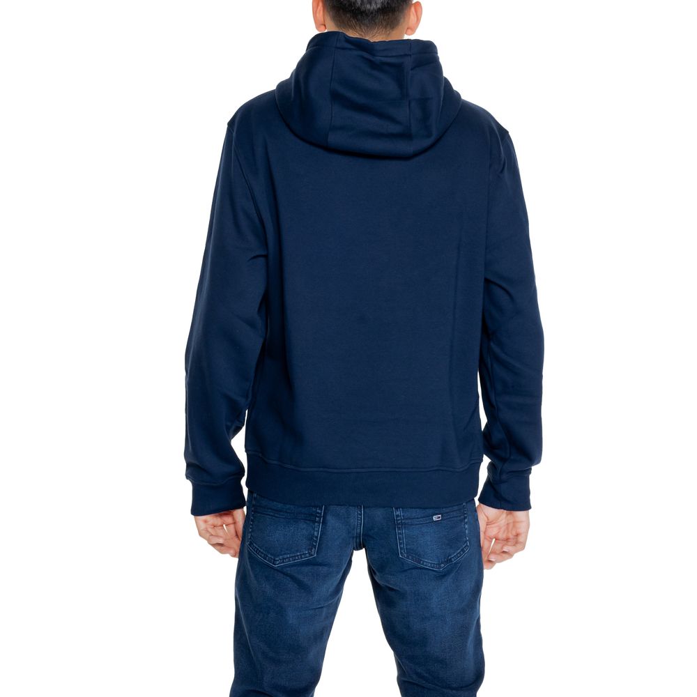 Tommy Hilfiger Jeans Blue Recycled Cotton Hoody -   -  Tommy Hilfiger Jeans.