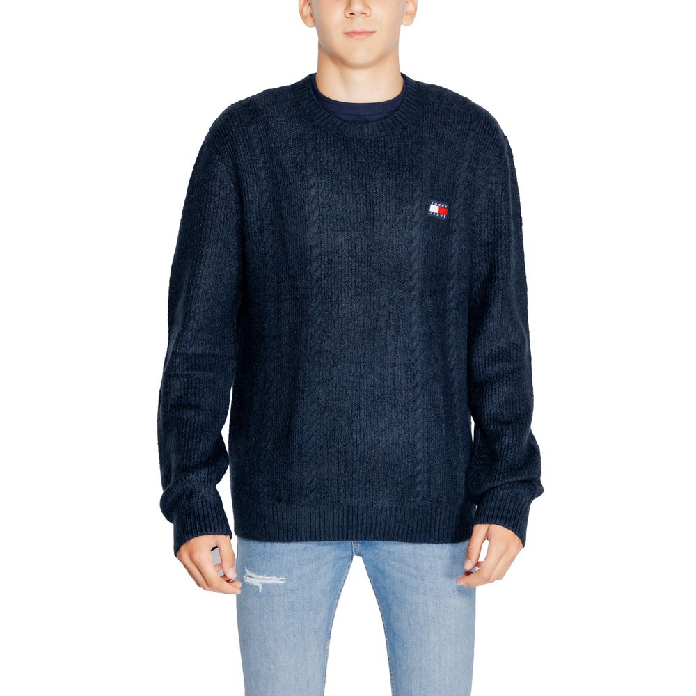 Tommy Hilfiger Jeans Blue Marabou Sweater -   -  Tommy Hilfiger Jeans.
