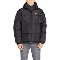 Tommy Hilfiger Jeans Black Recycled Polyester Jacket -   -  Tommy Hilfiger Jeans.