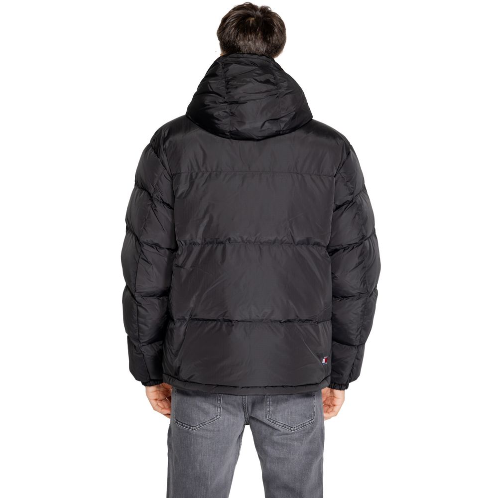 Tommy Hilfiger Jeans Black Recycled Polyester Jacket -   -  Tommy Hilfiger Jeans.