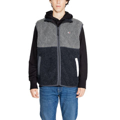 Tommy Hilfiger Jeans Black Recycled Polyester Sleveless Jacket -   -  Tommy Hilfiger Jeans.