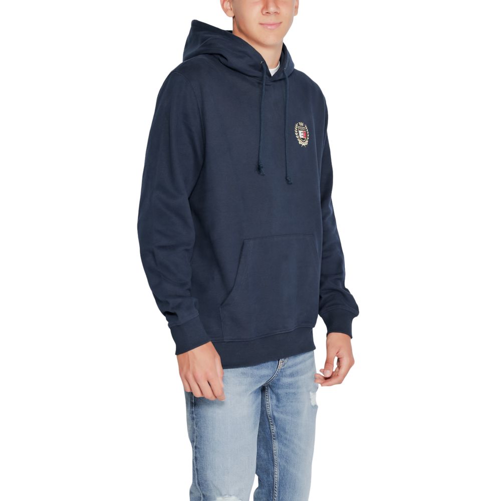 Tommy Hilfiger Jeans Blue Cotton Hoody -   -  Tommy Hilfiger Jeans.
