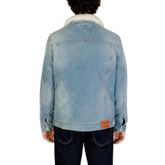 Tommy Hilfiger Jeans Light Blue Cotton Jackets & Coat -   -  Tommy Hilfiger Jeans.