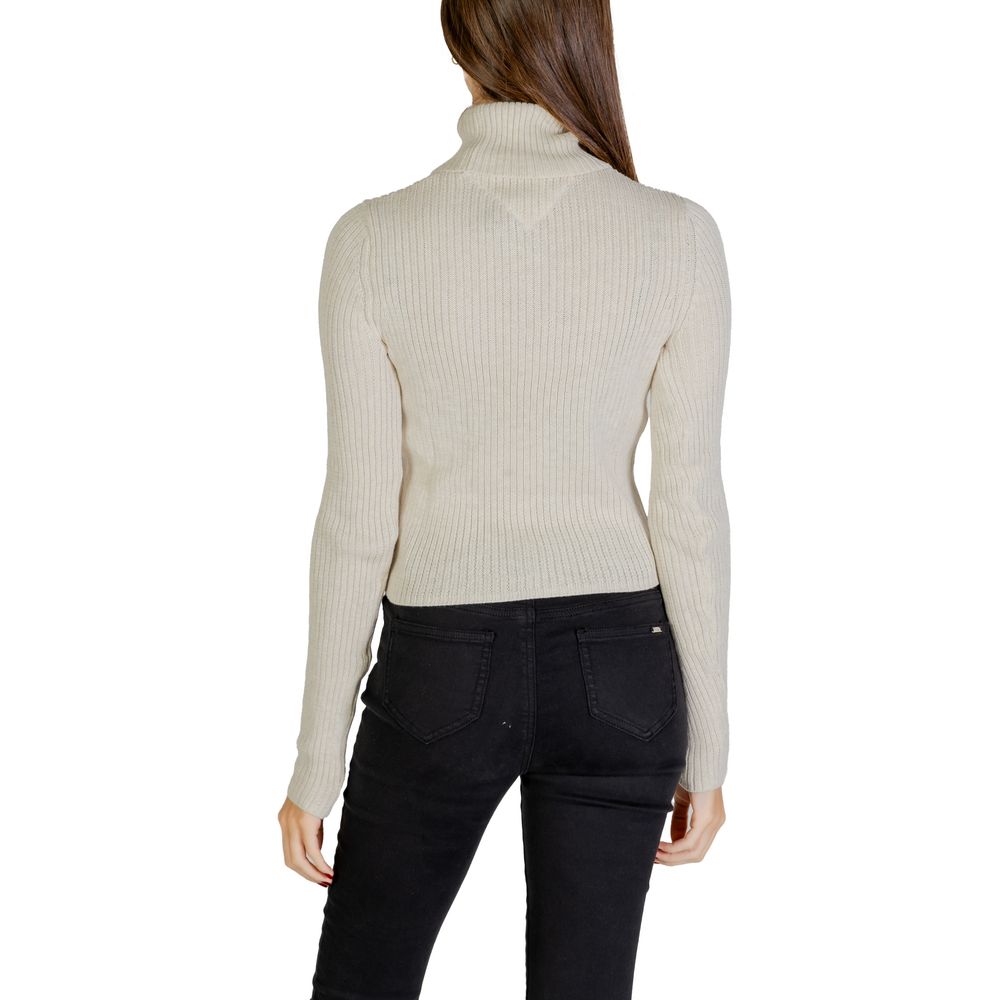 Tommy Hilfiger Jeans Beige Recycled Polyester Sweater -   -  Tommy Hilfiger Jeans.