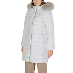 Tommy Hilfiger Jeans White Recycled Polyester Jackets & Coat -   -  Tommy Hilfiger Jeans.