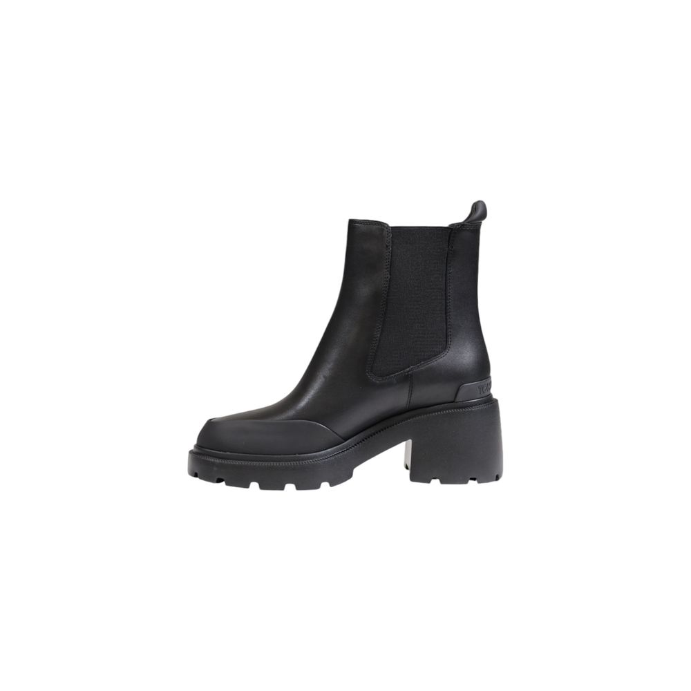Tommy Hilfiger Jeans Black Leather Ankle -   -  Tommy Hilfiger Jeans.