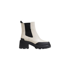 Tommy Hilfiger Jeans Beige Leather Ankle -   -  Tommy Hilfiger Jeans.