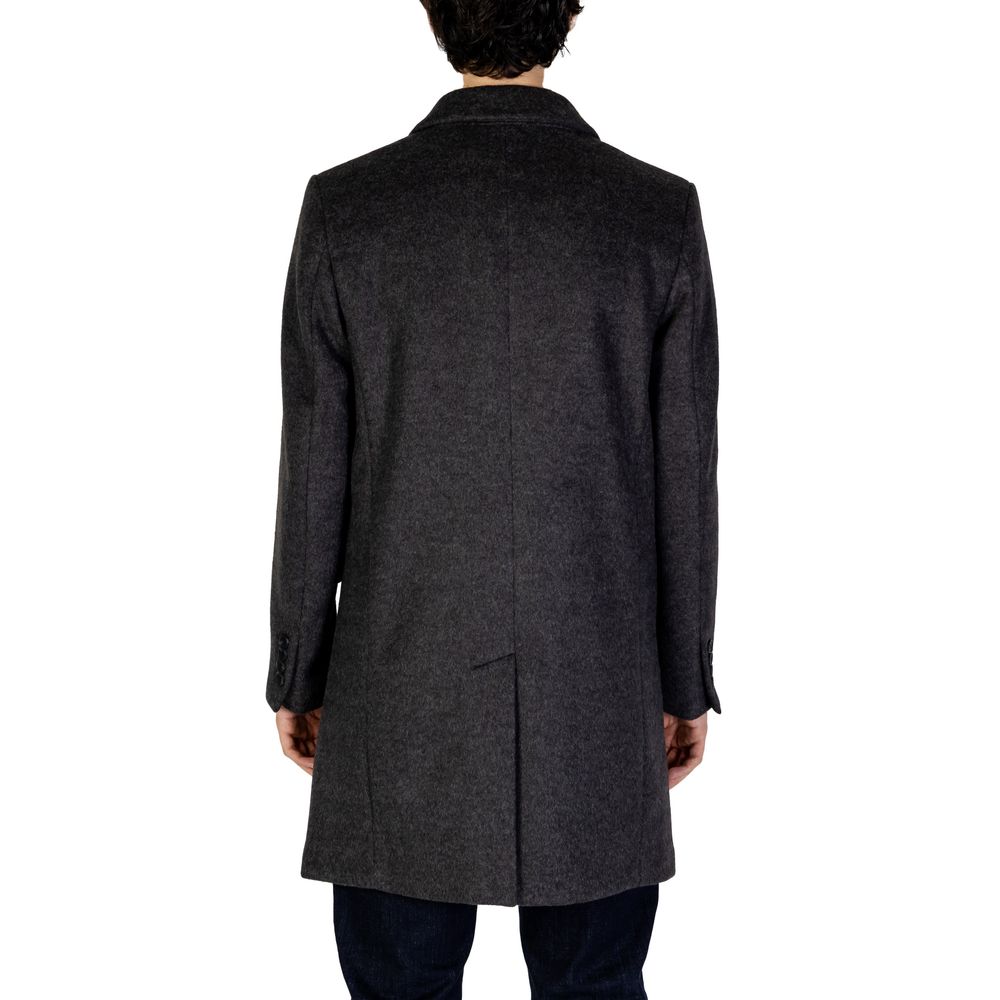 Antony Morato Gray Polyester Coat -   -  Antony Morato.