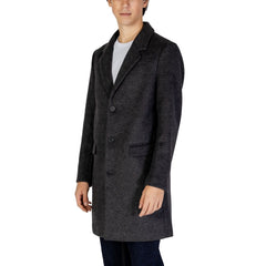 Antony Morato Gray Polyester Coat -   -  Antony Morato.