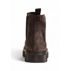 Antony Morato Gray Suede Leather Boot -   -  Antony Morato.