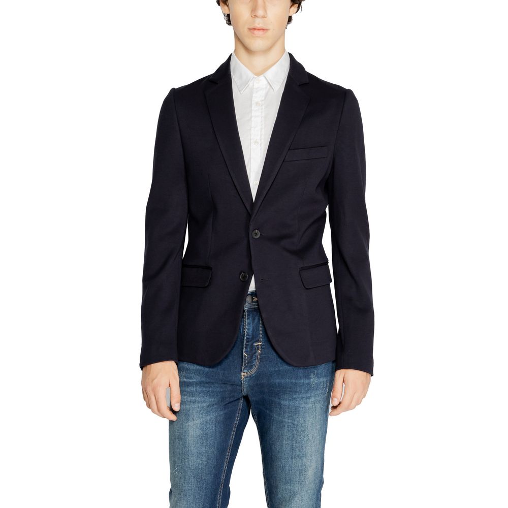 Antony Morato Blue Viscose Blazer -   -  Antony Morato.