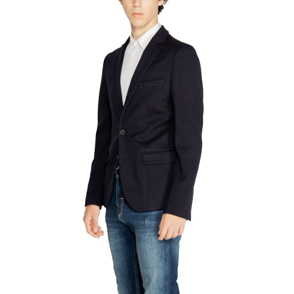 Antony Morato Blue Viscose Blazer -   -  Antony Morato.