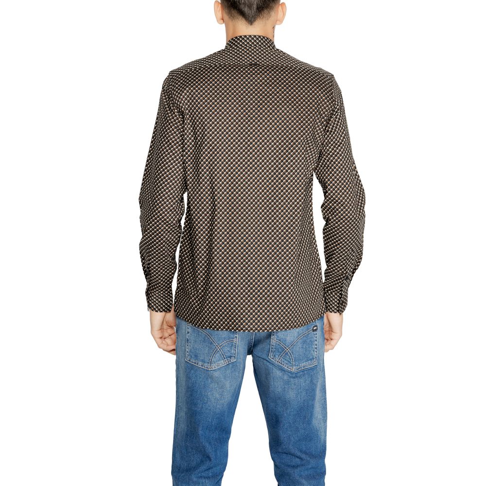 Antony Morato Brown Cotton Shirt -   -  Antony Morato.